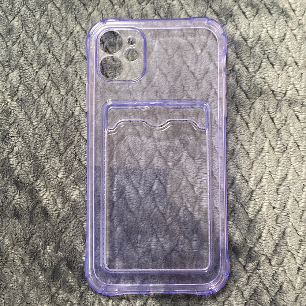 iPhone 11 case with card holder